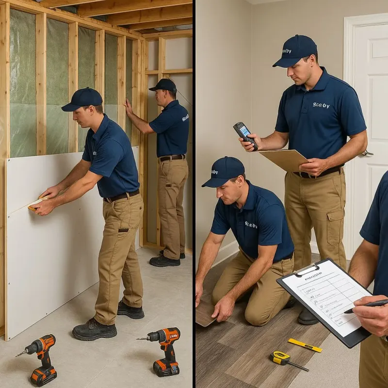 Repairs and Reconstruction process in Calhoun, GA